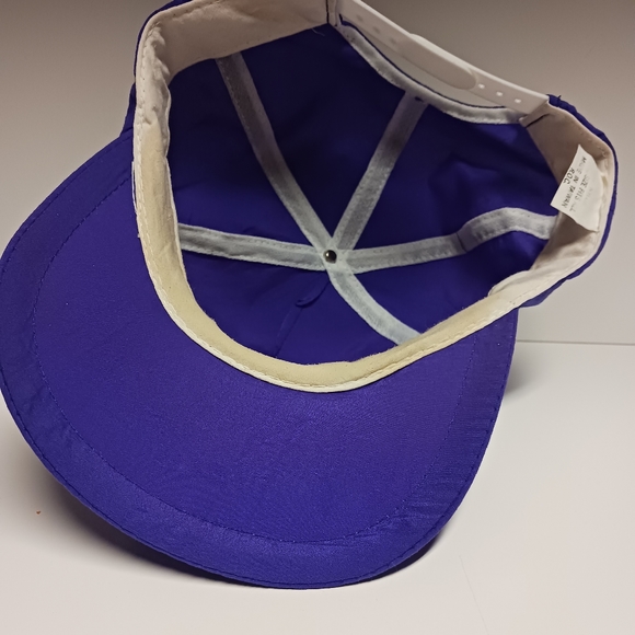 Vintage Kragen Racing Team Purple Nylon Nascar Snapback Hat - Picture 2 of 2